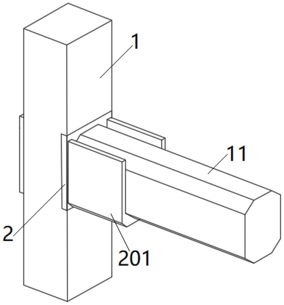 一种适用于钢筋混凝土结构的梁柱装配式节点