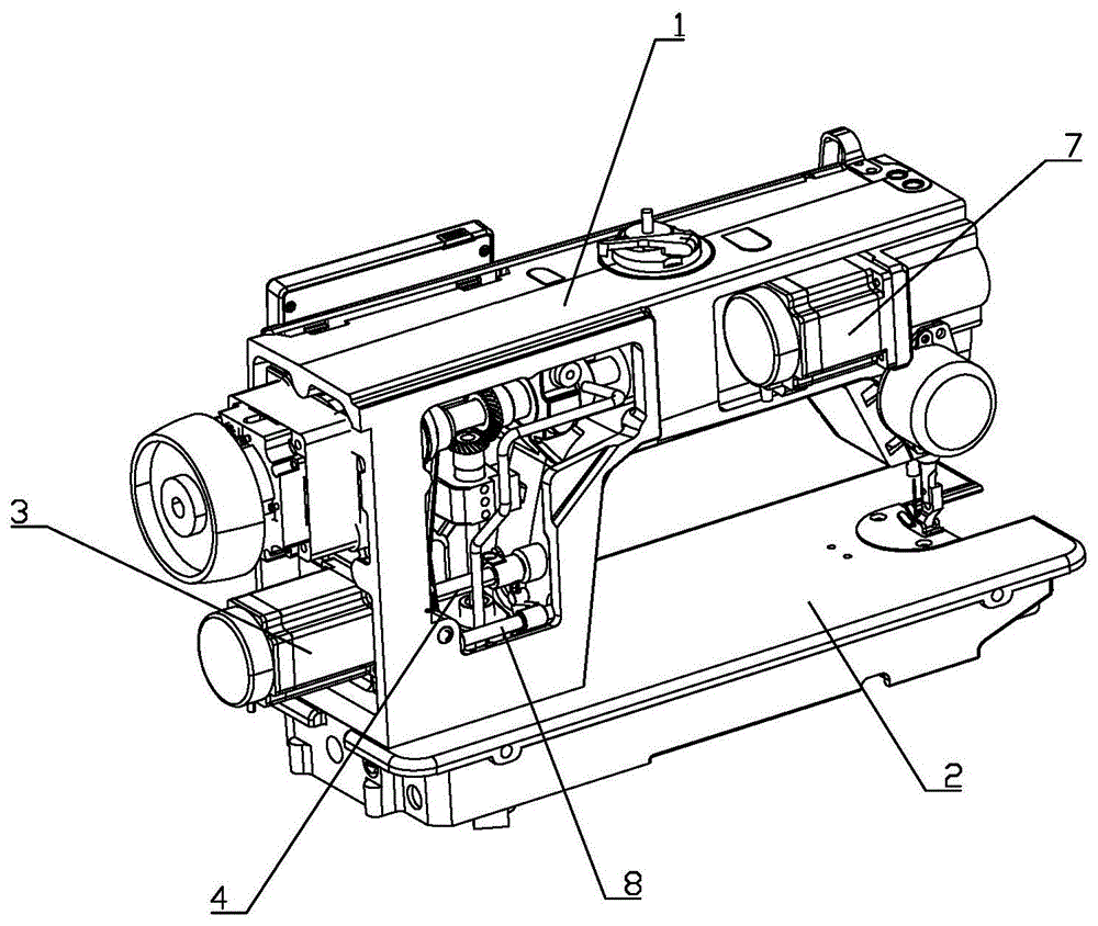 一种双电机平车缝纫机的制作方法