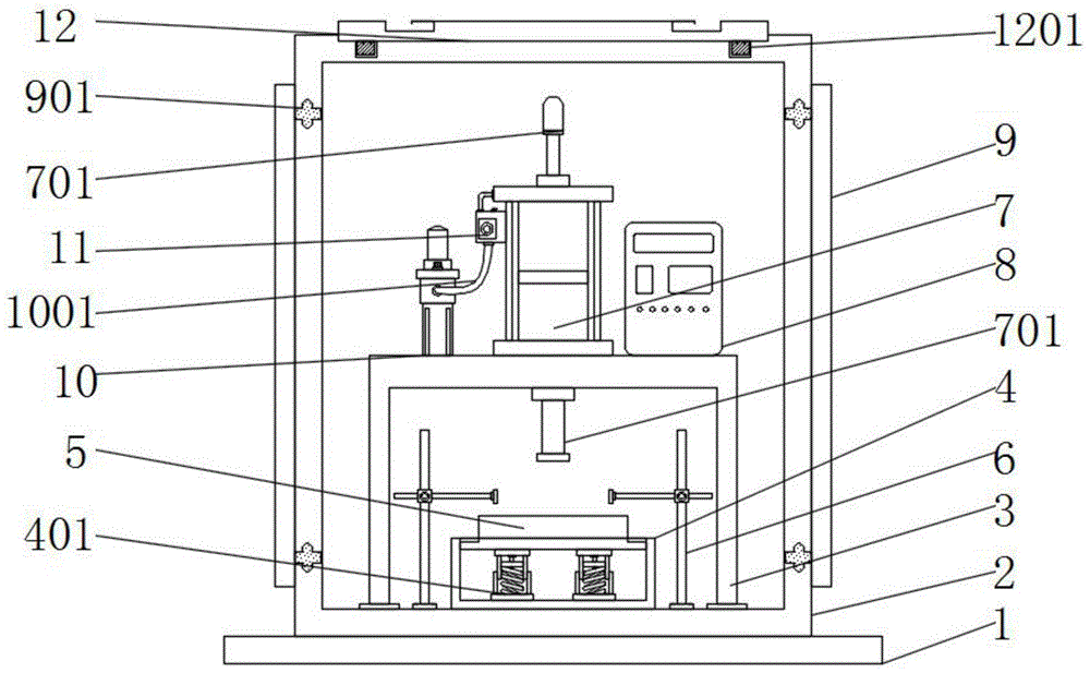 一种节能建材的强度测试装置的制作方法