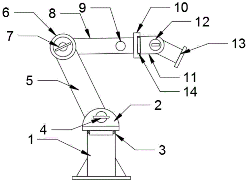 教学六轴机械臂的制作方法