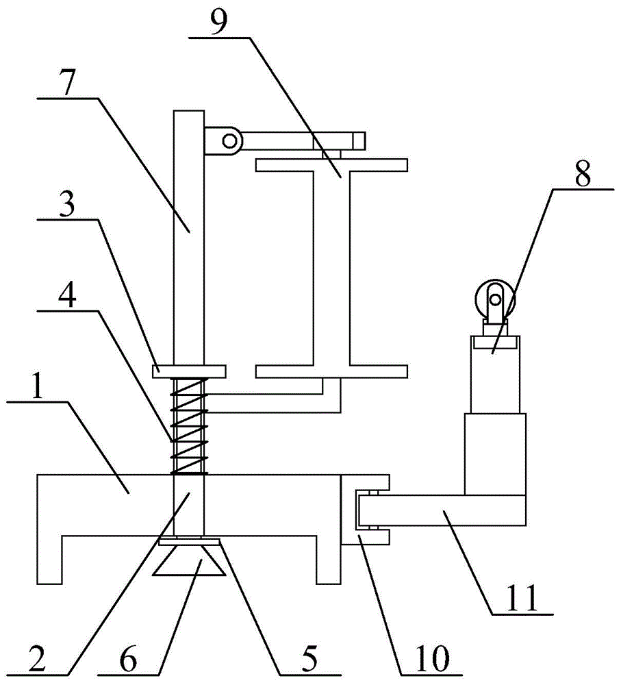 一种具有防护功能的户外网线放线架的制作方法