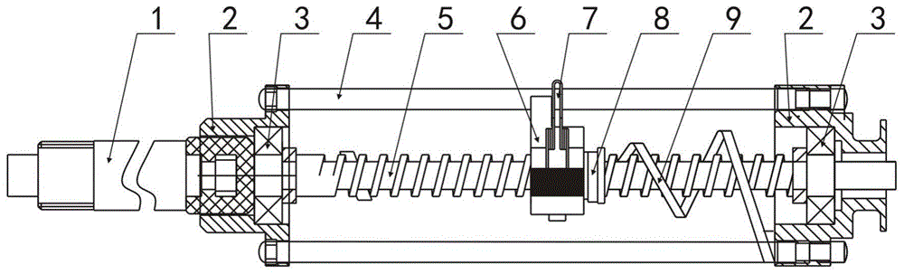 一种小直径多圈线绕电位器用微型丝杆传动机构的制作方法