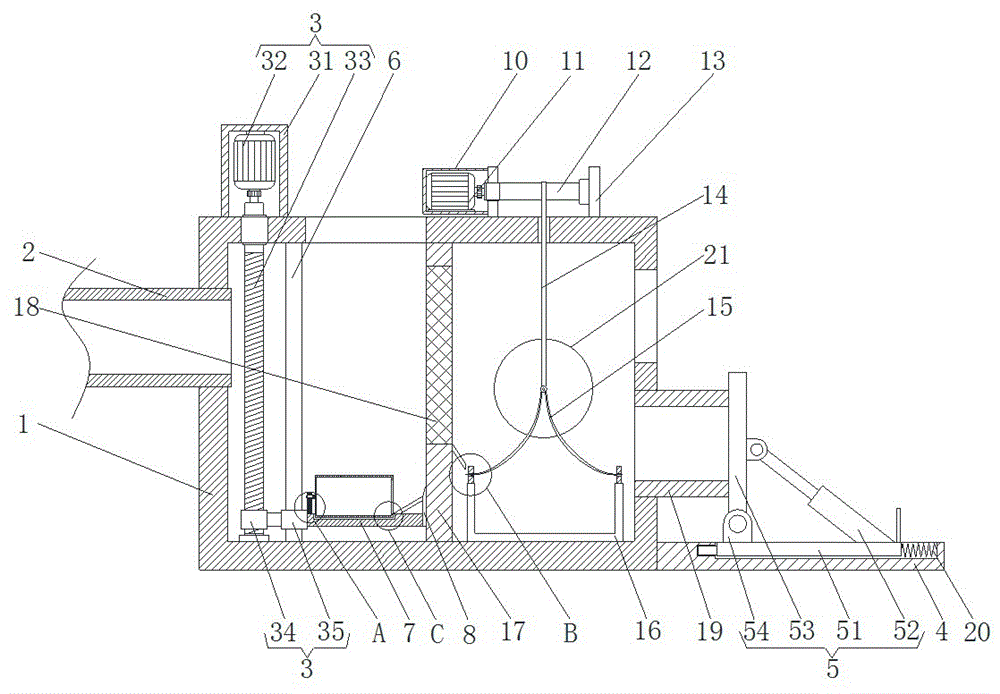 一种使用液压顶升降闸门的一体化预制泵站截流井的制作方法