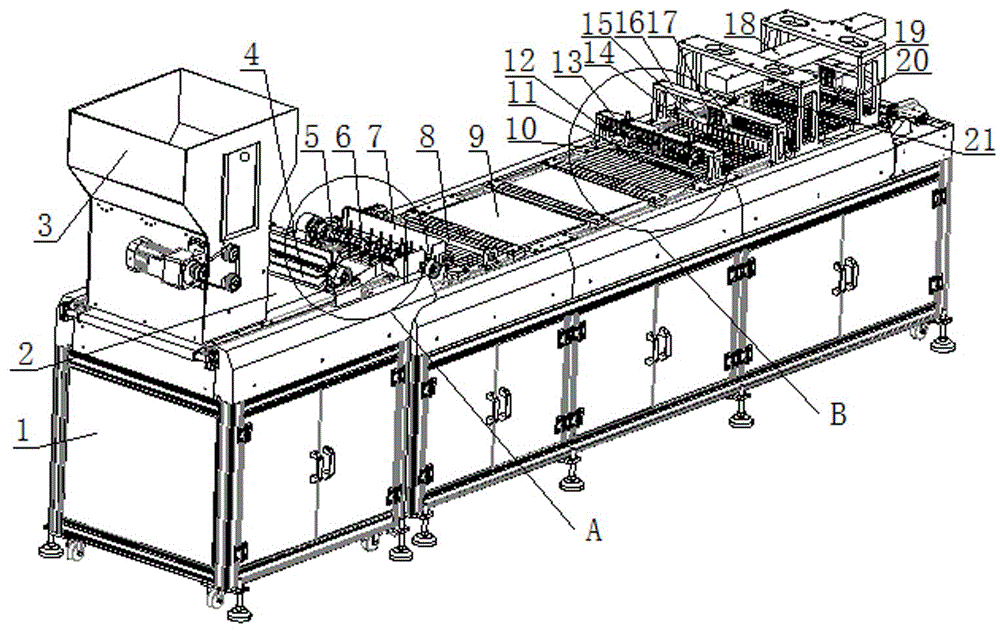 艾灸柱规整自动排序机的制作方法