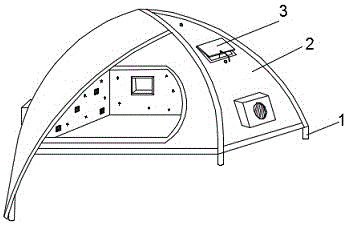 一种便于携带的异形帐篷的制作方法