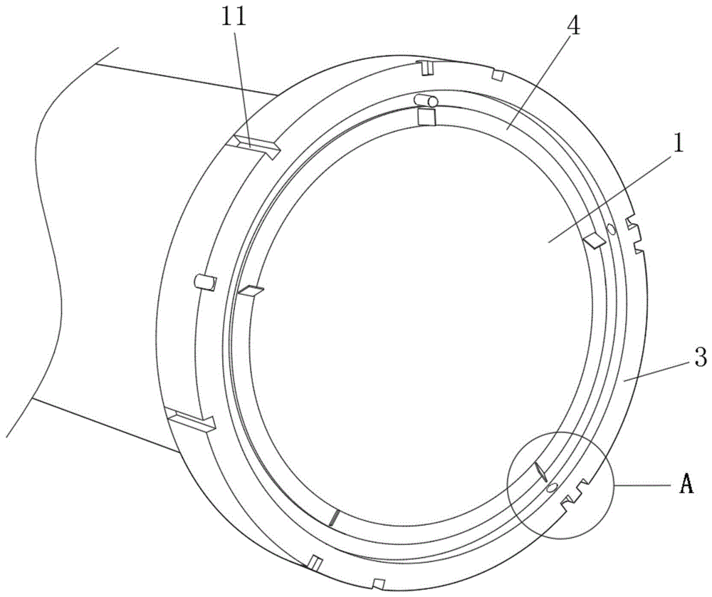 一种高速电机转子铜端环护环装置的制作方法