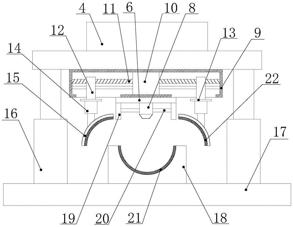 一种可喷码标识钢管的工装结构的制作方法
