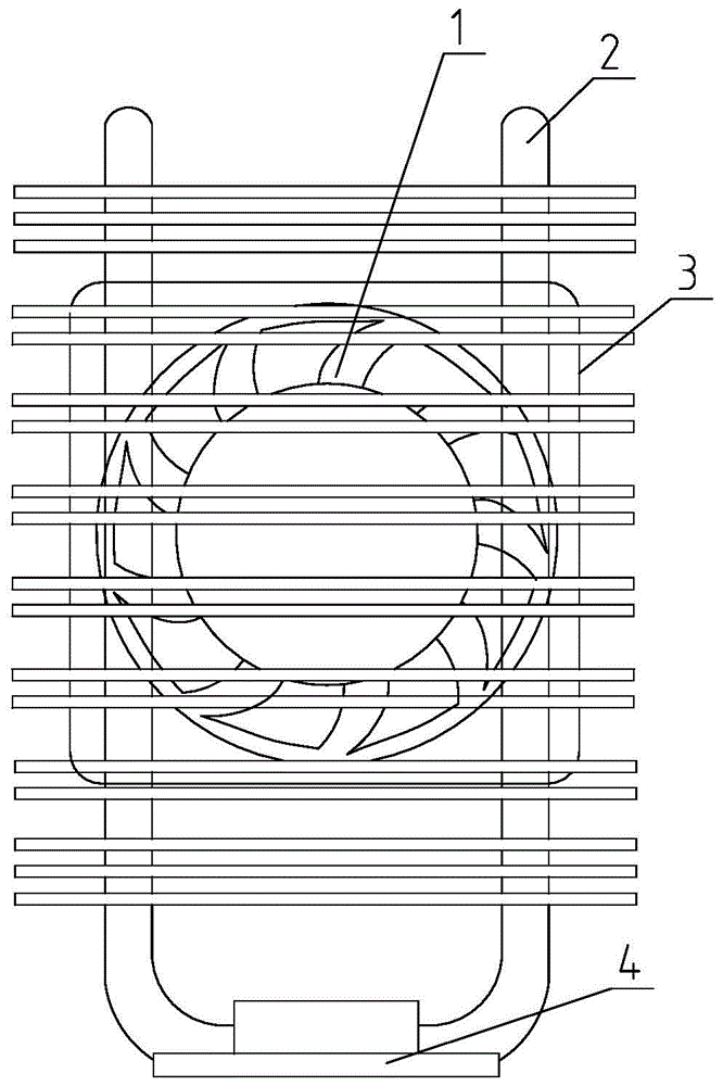 伺服电机用散热器的制作方法