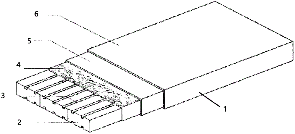 一种界面增强开槽复合岩棉板的制作方法