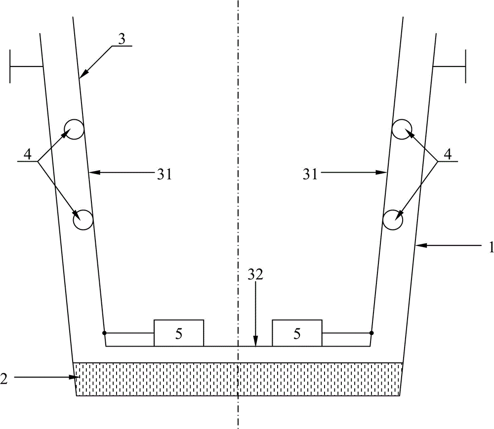 异形钢包耐材整体浇筑装置的制作方法