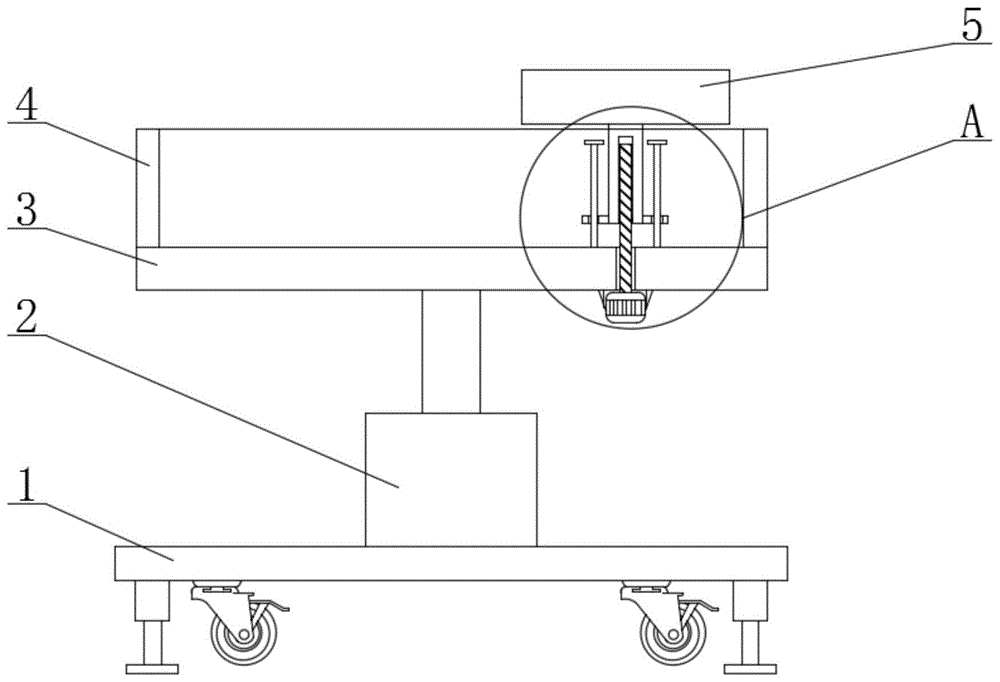 一种古建筑维护用升降台的制作方法