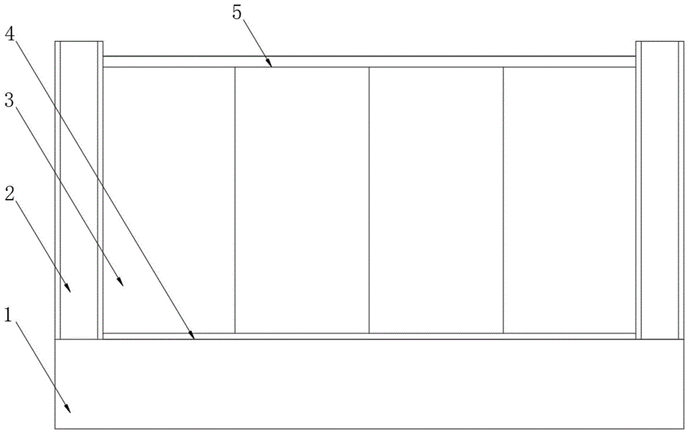 钢制围挡的制作方法