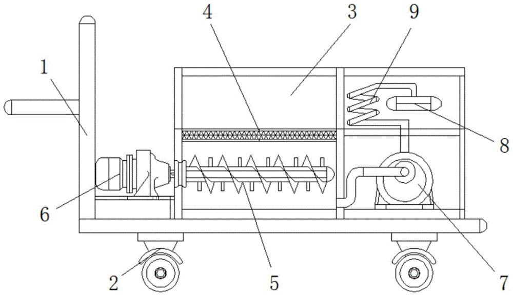 一种具有可调节功能的建筑施工用水泥填缝装置的制作方法