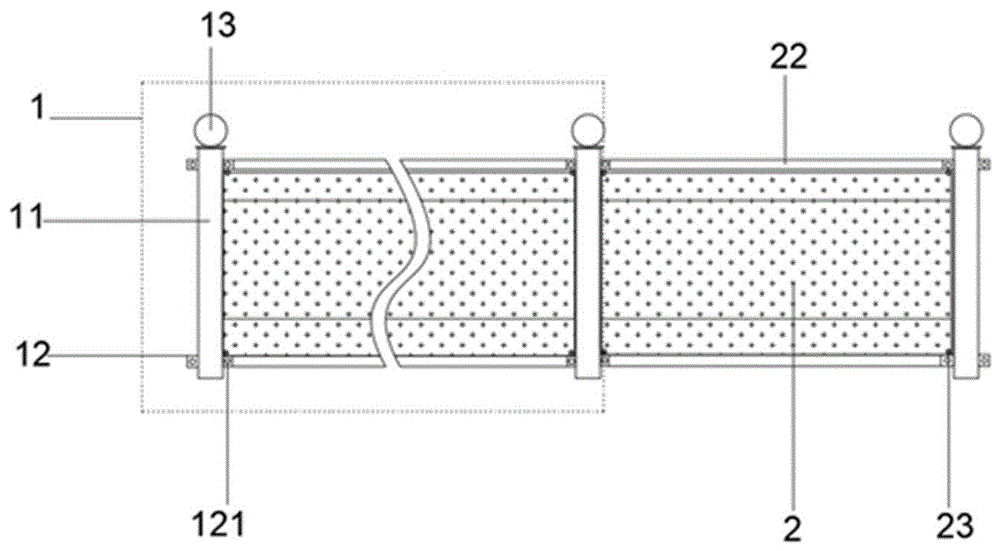 一种建筑施工降噪用围挡隔离装置的制作方法