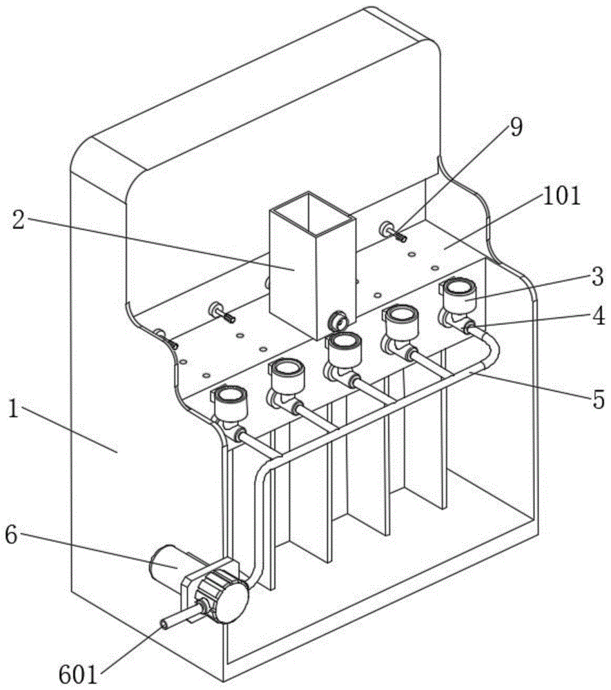 一种自动饮料机的饮料调配结构的制作方法