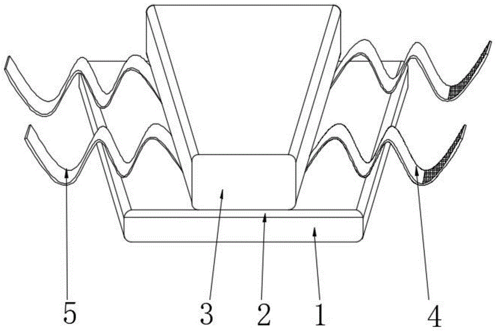 梯形位垫的制作方法