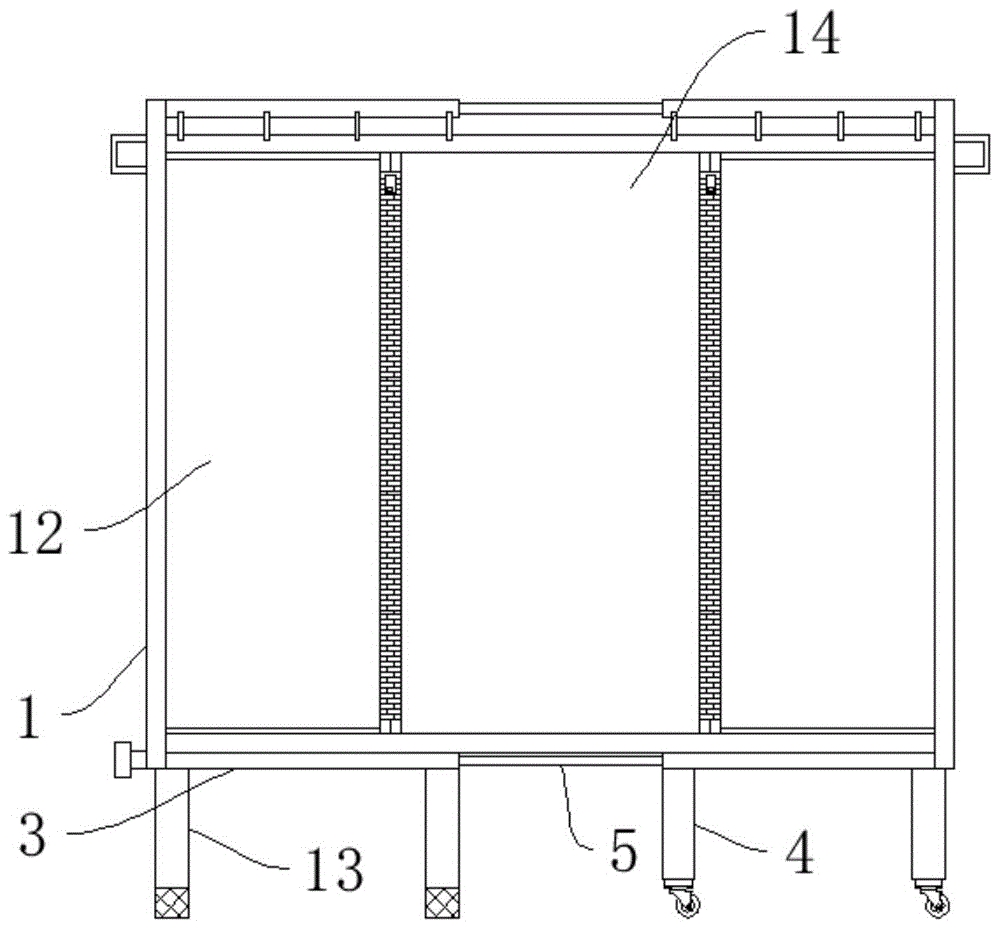 一种宽度可调的壁挂式布衣柜的制作方法