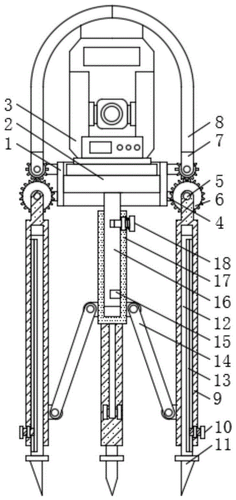 一种智能建筑工程用造价现场测绘装置的制作方法