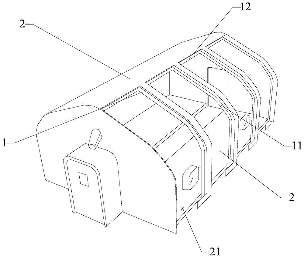 一种充气房的制作方法