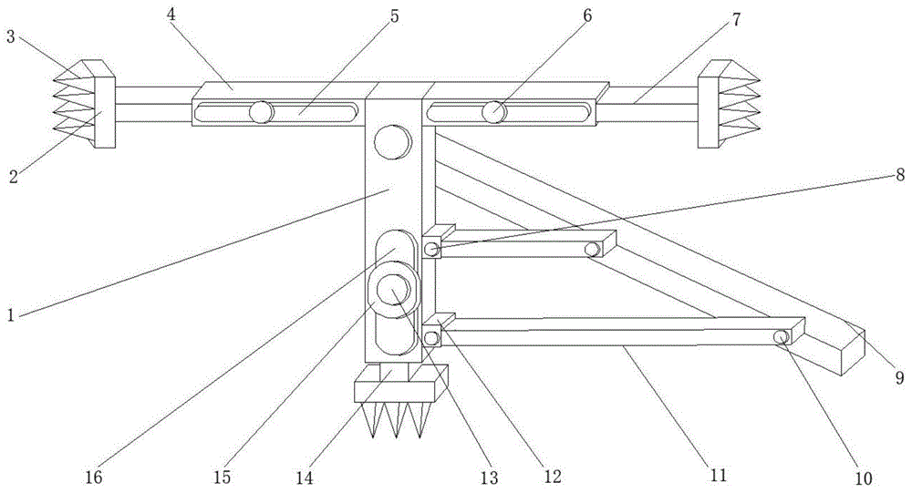 一种带有型钢斜向内撑的基坑支护结构的制作方法