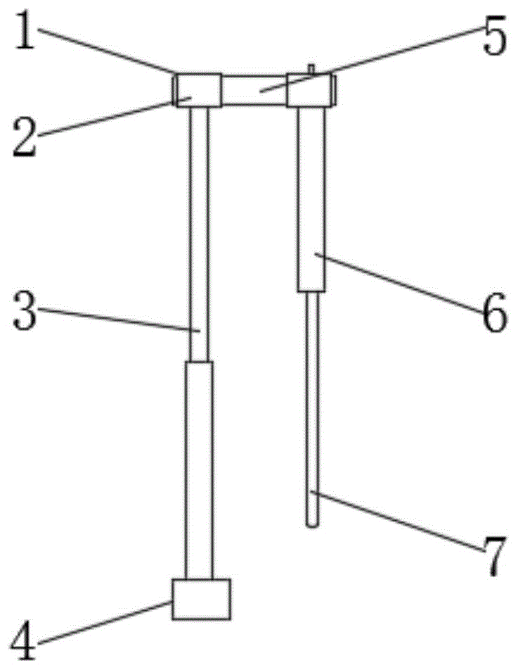 一种双排桩基坑支护结构的制作方法