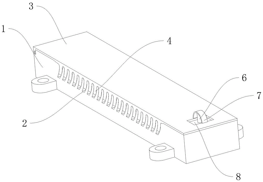 一种机柜用光纤固定板的制作方法