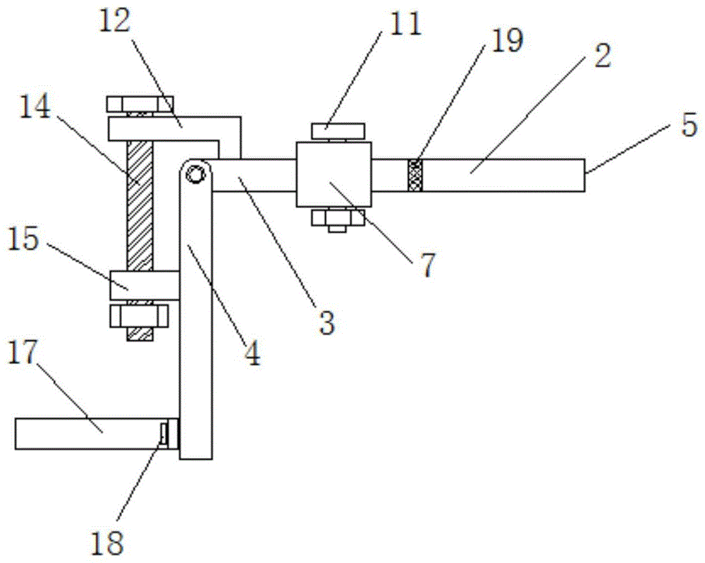 一种建筑施工外架的扁铁连墙件的制作方法