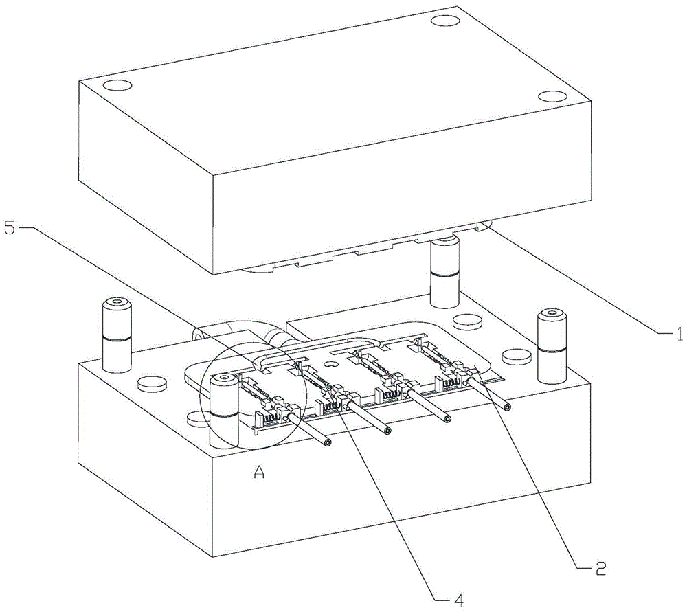一种线束连接头注塑机用模具的制作方法