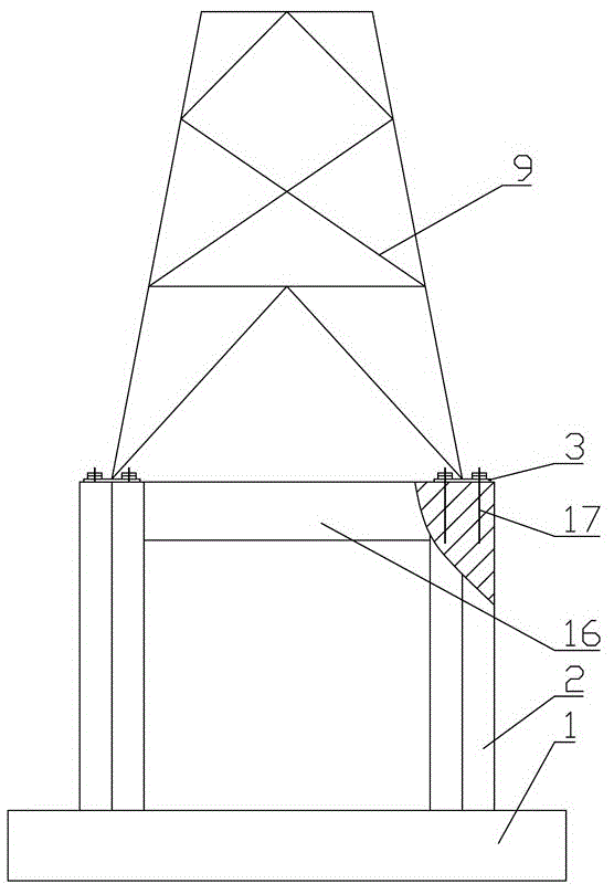 输电窄基塔基础的制作方法