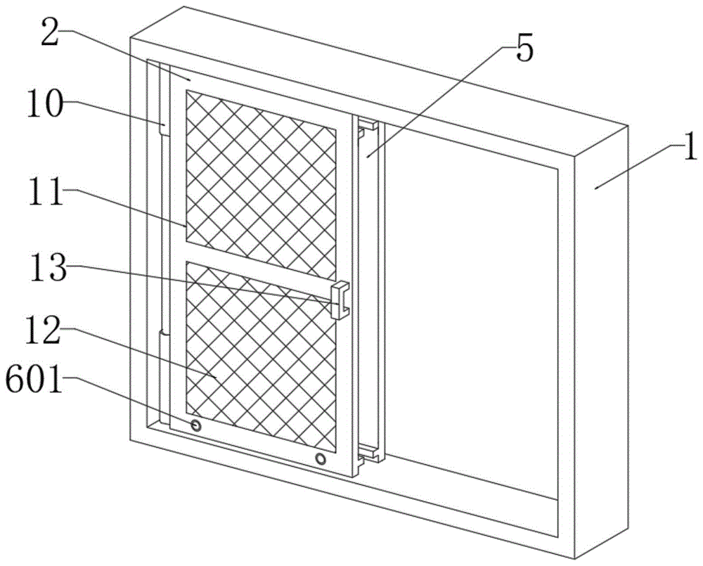 一种建筑工程用防护门的制作方法