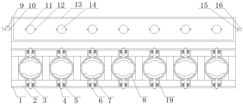 一种试验用试管架组件的制作方法