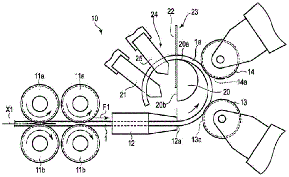 一种卷绕机，螺旋弹簧的制造方法，和螺旋弹簧与流程