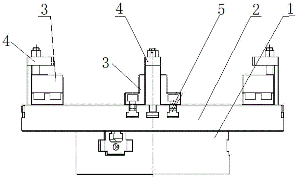 一种用于法兰端盖精车的通用胎具结构的制作方法