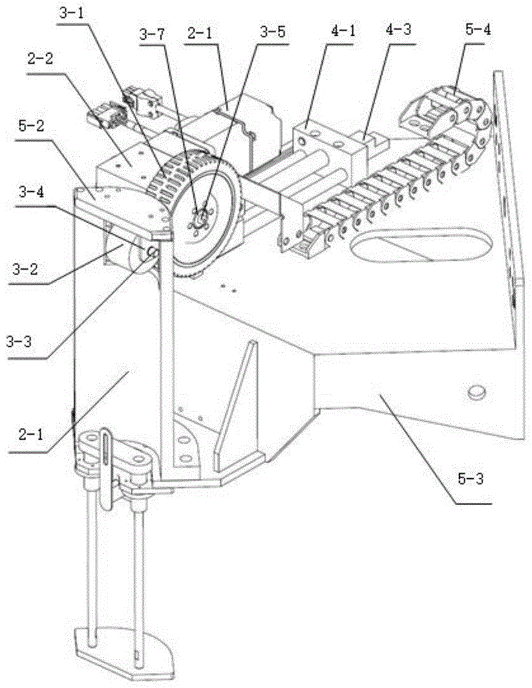 一种冷缩膜拉伸包装机器人的拉伸防撞装置的制作方法