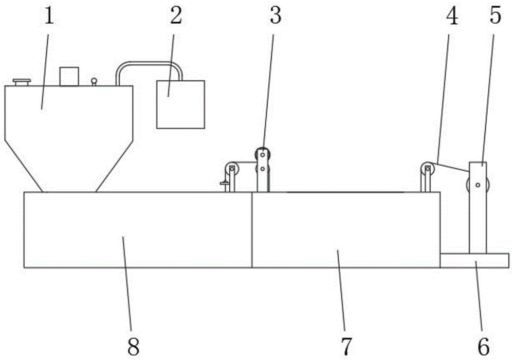 一种刀具可调式塑料平模拉丝机组的制作方法