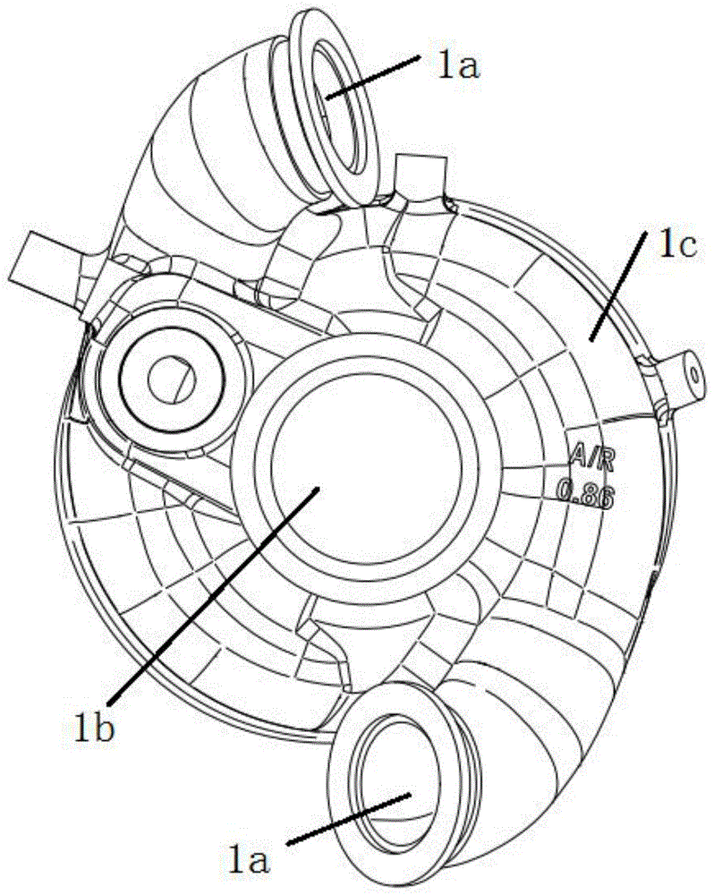 一种升级改装的涡轮增压器涡壳结构的制作方法