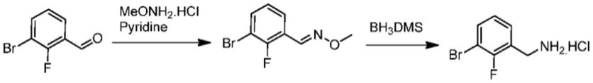 一种2-氟-3-溴-苄胺的制备方法