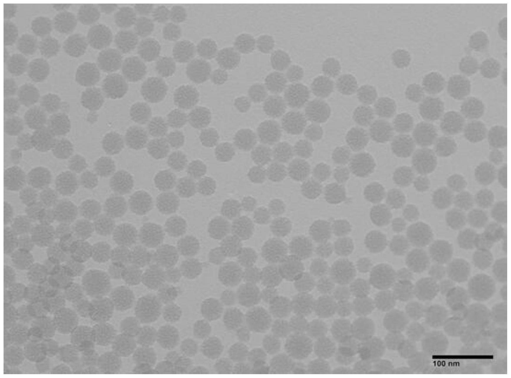 一种可降解小尺寸中空介孔二氧化硅纳米颗粒的制备方法