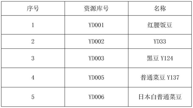 基于表型与SSR分子标记联合构建普通菜豆的指纹图谱