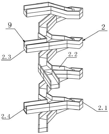 一种无柱旋转楼梯结构及其施工方法与流程