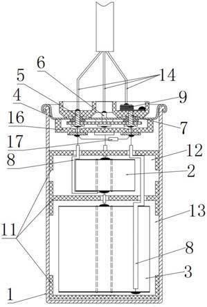 一种重锤启动器的组合电容器的制作方法