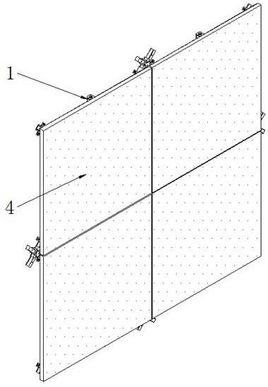 一种拆装便捷的建筑幕墙的制作方法