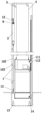平能电梯对重平衡系统的制作方法