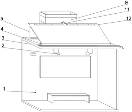 一种候车亭顶棚侧打光装置的制作方法