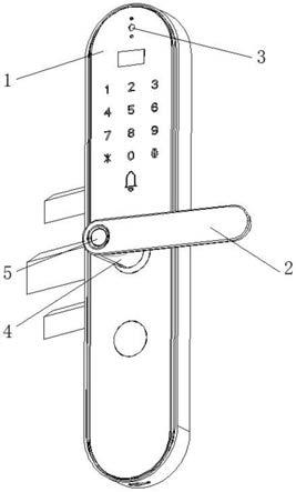 一种安全性高的防盗门用智能门锁的制作方法