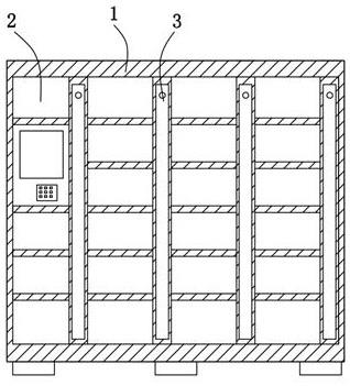一种物联网大数据用储物柜的制作方法