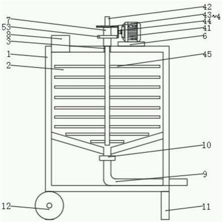 一种建筑施工涂料搅拌装置的制作方法