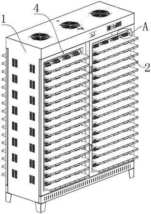 一种聚合物电池充电用整体式分容柜的制作方法