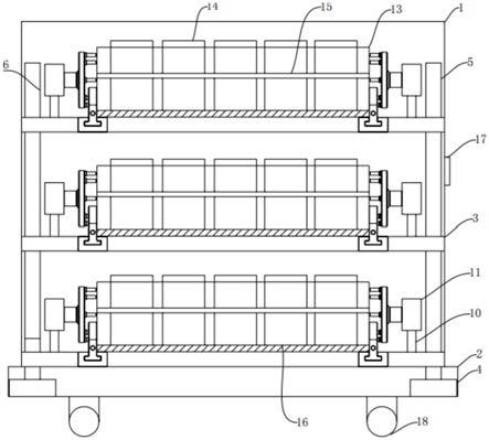 一种医学实验室化学试剂安全管理柜