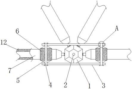 一种螺栓球网架拉杆及节点的加固装置的制作方法